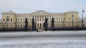Het Russisch Museum waar we elke donderdag kunstgeschiedenis hebben.