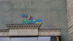 Pro-Europese graffiti.